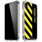 Black and Yellow Stripes iPhone XS Max Clear Case
